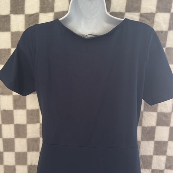 Mast & Harbour Women’s Navy Blue Solid Sheath Dress Size M/Medium - Picture 5 of 13